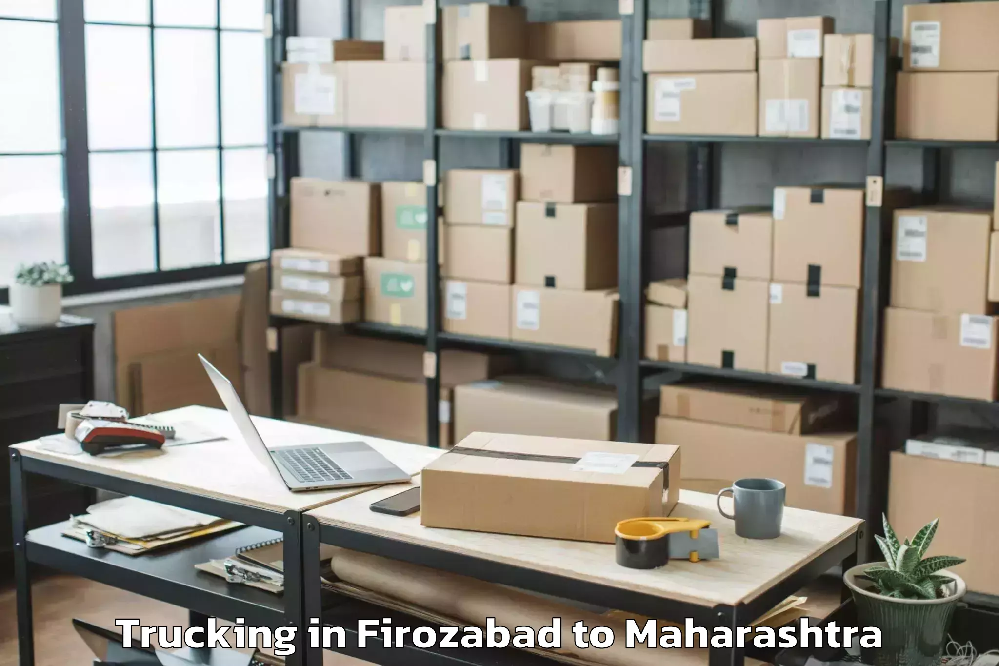 Expert Firozabad to Symbiosis International Pune Trucking